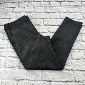 Loft Marisa Grey Textured Dress Pants Womens Size 6 Slim Leg Business Casual
